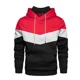 thumbnail image 5 of Sudaderas con capucha para hombre, Sudadera con capucha de retales, ropa deportiva para exteriores, moda urbana, Sudadera con capucha con bolsillo de lana para hombre, Otoño Invierno, tres colores, 5 of 5