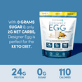 thumbnail image 6 of Designer Wellness , Designer Egg, Natural Egg Yolk & White Protein Powder, 24g Protein, Keto and Paleo Friendly, Less Fat and Cholesterol, Vanilla,1.55lb, 6 of 8