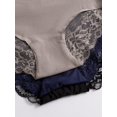 thumbnail image 5 of 3pcs/pack Breathable & Comfortable Lace Women's Panties, Seamless Triangle Underwear, 5 of 5