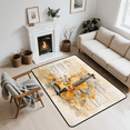 thumbnail image 7 of CURLYOOT Musical Violin Rug for Living Room Bedroom, 4x6 Ft Washable Area Rug, Non Slip Rugs for Entryway, Large Carpet for Indoor Dining Room, 7 of 7