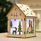 thumbnail image 3 of Adornos de cabina, linda mini cabina luminosa cabina de madera decoración de cabina de madera hecha a mano con cuidado, 3 of 8