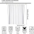 thumbnail image 2 of Wooden Barn Door Curtain Wooden Cafe Curtains Western Wood Cabin Decor Retro Brown for Living Room Bedroom Blackout Rod Pocket Printed Window Drapes 2 Panel 52x84in, 2 of 6