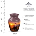 thumbnail image 6 of Truck Urn, Elegant Funeral Cremation Urn for Human Ashes Adult, Memorial Keepsake Burial Urn for Men & Women - 3Inch - Small/Mini Size - Single 1Pcs, 6 of 7