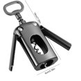 thumbnail image 2 of Wine Opener Zinc Alloy Multifunctional Corkscrew Bottle Opener Beer Cap Opener, 2 of 10