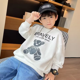 thumbnail image 4 of Sudadera para niños estilo Casual cuello redondo versión china Top holgado de moda para niños temporada primavera otoño 2024, 4 of 4