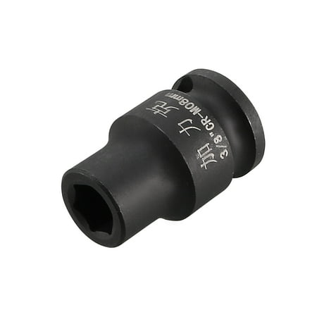 

Uxcell 3/8 Drive by 8mm 6-Point Impact Shallow Socket CR-MO Standard Metric Sizes