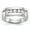 White, variant on Auriga 10k White Gold Lab Grown Diamond VS/SI GH, 5-Stone Men's Channel Ban Size- 10