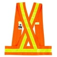 thumbnail image 2 of Ergodyne GloWearÂ® 8140BA Type O Class 1 Breakaway Sash, Orange, XL/2XL, 2 of 2