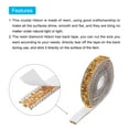 thumbnail image 4 of Unique Bargains 5 Pcs Resin Rhinestones Trim 5 Yards Self Adhesive Gold Diamond Ribbons Rhinestone Strips Tape, 4 of 7