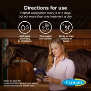 Farnam Repel-X pe Concentrated Fly Spray for Horses, Just Add Water 16 Ounces