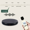 thumbnail image 4 of Graflsoa 17.7-Inch Remote-Controlled Electric Turntable, 360° Rotation, 100kg Capacity, Low Noise, White, 110-240V (4545A), 4 of 6