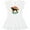AA-White, variant on Inktastic Vizsla Dog Retro Sunset Girls Baby Dress
