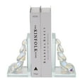 thumbnail image 2 of Sagebrook Home Set Of 2 Crystal Diamond Bookends, Rainbow, Novelty, Crystal, Glam, 8"L X 6"W X 6"H, Solid Color, 2 of 8