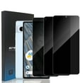 thumbnail image 1 of Zonyee 3 Pack Privacy Screen Protector Compatible for Google Pixel 7a - 6.1 inch, Anti-Spy Tempered Glass Film, Scratch Resistant,Easy Install, Bubble-Free, 1 of 8