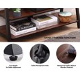 thumbnail image 3 of FITUEYES 3-Tier Floor TV Stand for 37-70 Inch TVs Entertainment Stand with Storage-Height Adjustable TV Console Stands with Golden Walnut Board & Cable Management, VESA 600x400mm, 3 of 6