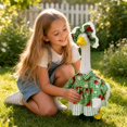 thumbnail image 6 of Porch Goose Outfits, Watermelon Print Lawn Goose Statue Clothes, Yard Gooses Costume Dress Hat Outfit for 23" Statue Patio Garden Decoration, 6 of 6