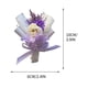 thumbnail image 3 of Ramo de miniflores secas moradas para rejillas de ventilación de coche, ambientador para coche, accesorios de interior para coche., 3 of 3