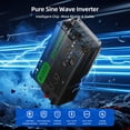 thumbnail image 2 of TATALIKEN 4000 Watt Pure Sine Wave Inverter , 12v DC to 110V/120V AC Converter Power Inverter for RV, Truck, Home, Solar, Camping, CPAP with 4 AC Outlet & 4 USB (18W QC & PD), LCD Display, 2 of 7
