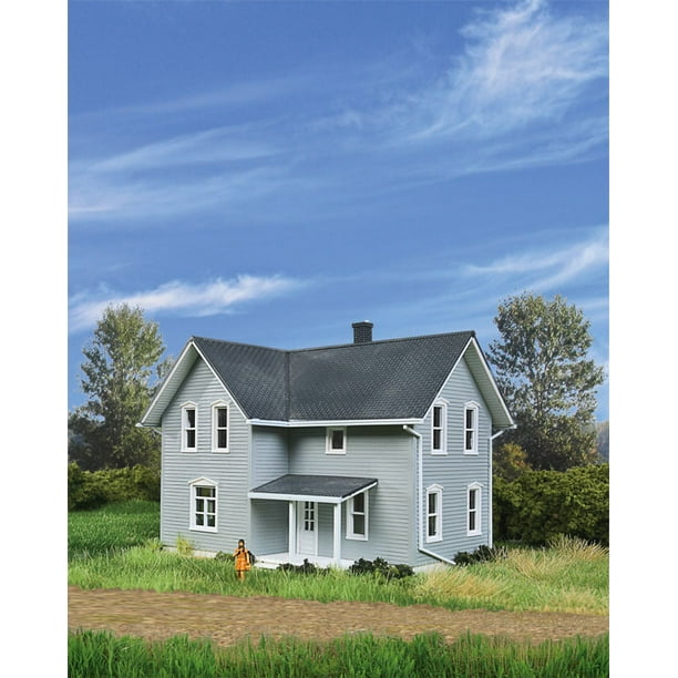 Walthers Cornerstone HO Scale Building/Structure Kit Tillman Farm House