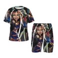 thumbnail image 1 of Yiaed Monster High pour Enfants, Ensemble de Pyjamas à Manches Courtes, Ensemble d'Été pour Enfants, Col Rond, 2 Pcs, Vêtements pour Garçons et Filles - Moyen, 1 of 6