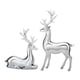 thumbnail image 1 of 2 piezas de esculturas de alce, adornos de escritorio, figuras decorativas, estatuas de animales para chimenea, dormitorio, sala de estar, regalos de Plata, 1 of 9