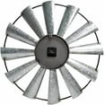 thumbnail image 5 of 24 Inch Modern Farmhouse Clock Large Metal Windmill Clock for Walls Indoor Outdoor Home,Galvanized Metal Decor Wall Clock Distressed, 5 of 9