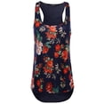 thumbnail image 1 of FashionOutfit Women's Floral Print Sleeveless Top W/ Sheer Back, 1 of 3