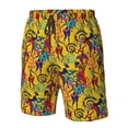 thumbnail image 4 of Balery Dancing African Women Traje de Baño Estilo Hawaiano para Hombre, Shorts de Secado Rápido con Bolsillos-Large, 4 of 6
