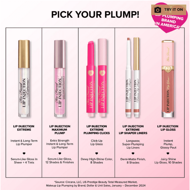 Too Faced Lip Injection Maximum Plump Lip Plumper Creamsicle