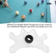 thumbnail image 4 of Billiard BridgeHead,Billiard  Bridge Head Acrylic Slip On Adjustable Height Pool  Rack Bridge Head for Billiard, 4 of 7