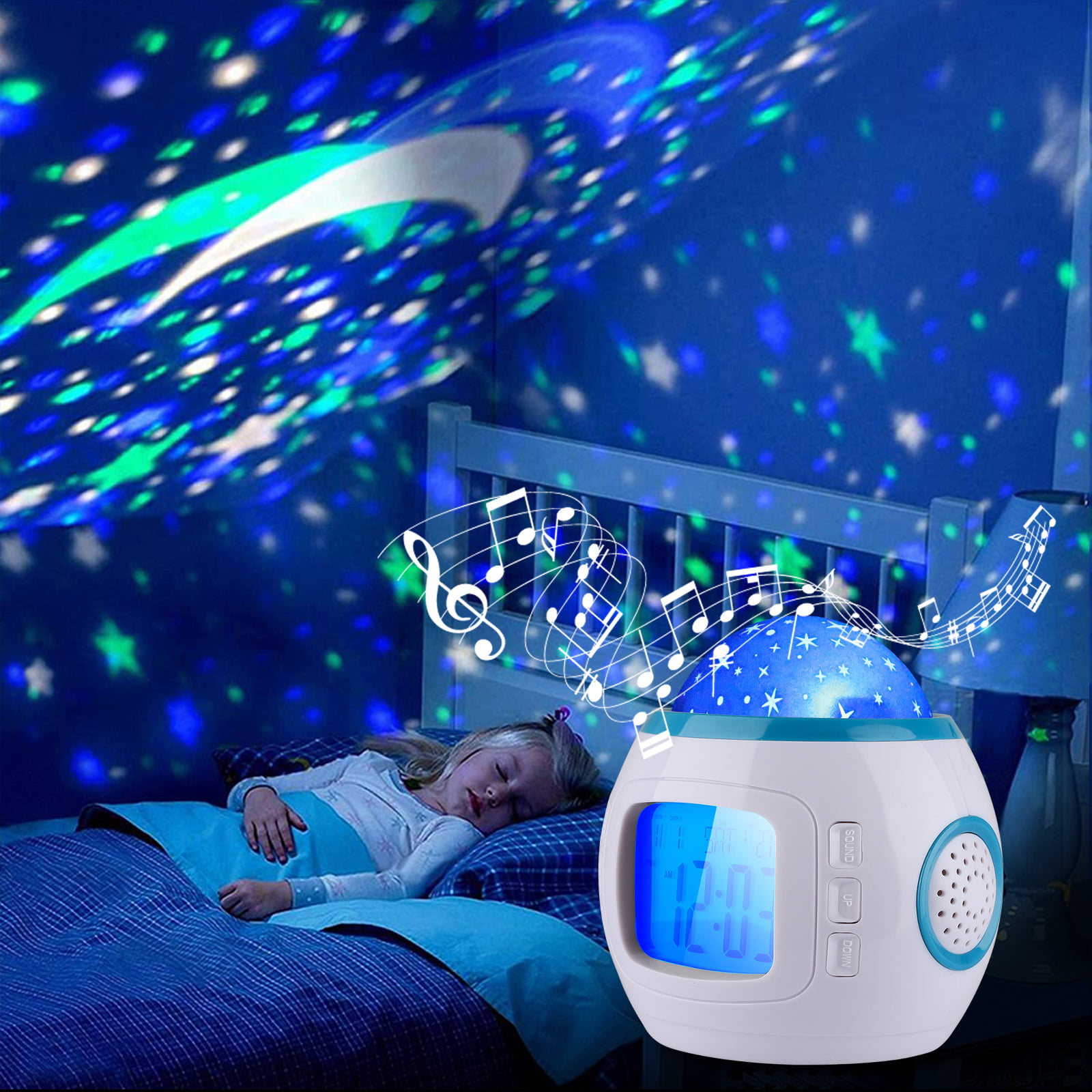 3D Frozen Anna & Elsa Night Light 7 Color Change LED Desk Lamp Touch Room Decor 