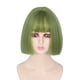 thumbnail image 1 of Peluca de cabello humano para mujeres Unique Bargains 12' Claro Verde Bob con gorra, 1 of 6