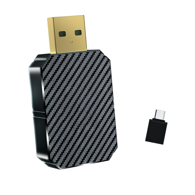 Adaptador de reproductor de medios de automóvil Adaptador de automóvil enchufe y reproduce una caja de conexión automática de alta confiabilidad Oro