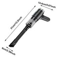thumbnail image 3 of Cordless Handheld Vacuum Cleaner Rechargeable for Car and Home Use, Mini Portable Vacuum for Pet Hair and Quick Cleanup, Lightweight Car Vacuum with Strong Suction for Seats Windowsills, 3 of 6