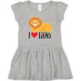 thumbnail image 3 of Inktastic I Love Lions Girls Toddler Dress, 3 of 5