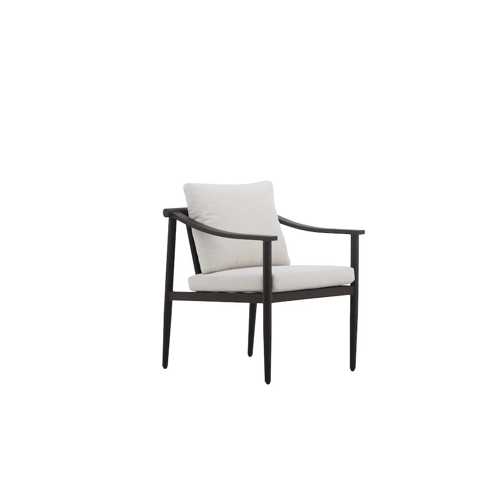Outdoor Escape White Outdoor Chairs Set of 2, Metal Patio Chairs for Garden or Deck Use