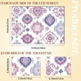 thumbnail image 2 of Laptop Skin Stickers Laptops Cover Decals Notebook PC Computer Art Protector Universal Reusable Waterproof Vinyl Art Decal Fits 12-15.6 inch Pink Watercolor Style Tribal Pattern, 2 of 9
