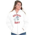 thumbnail image 3 of USA History Buff Abe Lincoln Joke Zip Up Hoodie Men's Women's Brisco Brands M, 3 of 6