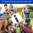 Dog Clippers, Mrdoggy Dog Grooming Clippers for Thick Fur Nail with Low Noise Rechargeable