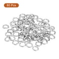 thumbnail image 3 of Uxcell 80 Pack Spring Lock Washer, 304 Stainless Steel M6 Split Lock Washer Assortment, 3 of 6