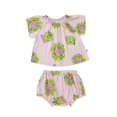 thumbnail image 1 of Los niños y las niñas de manga corta para bebés y bebés visten un traje de una pieza de algodón modal de verano para bebés, 1 of 4