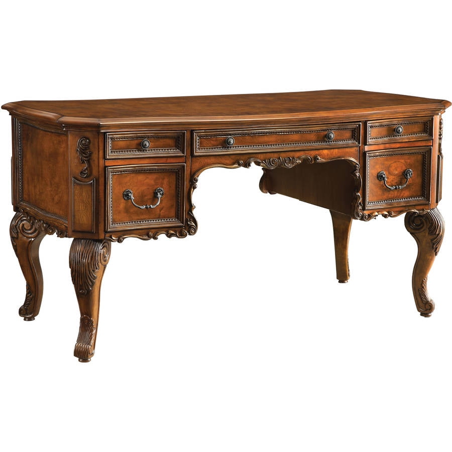 Coaster Burl Wood Office Desk