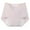 Gray, variant on Odeerbi Women's Period Underwear Menstrual Postpartum Absorbent Panties Teens Girls Leak Proof Cotton Briefs Plus Size Solid Color Soft Breathable Underwear