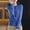 Blue, variant on Open Front Women's Coats Knit Lightweight Fall Black Cardigan Long Sleeve Button up Sweater Womens Jacket XXL