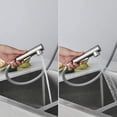 thumbnail image 3 of 360° Rotating Kitchen Sink Tap, Brushed Stainless Steel Kitchen Tap, Sink Mixer With Removable Aerator, 3 of 5