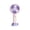 B, variant on YIJIA 6 Inch Pastel Slim Rechargeable Mini Handheld Fan With Detachable Stand Base, Dual Use Portable Cooling Fan For Student Desk Outdoor Travel, 1 Pack