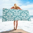 thumbnail image 2 of AYktou Beach Towel Beach Essentials-Lightweight Microfiber Beach Towel 30*59" Multiple Bohemian Patterns Bath Towels Pool Accessories Pool Towels Machine Washable,Absorbent,Dry Faster Gym Towels, 2 of 7