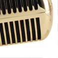 thumbnail image 3 of Microphone vintage en alliage de zinc, support rotatif à tension automatique, microphone vocal dynamique rétro pour KTV, doré, 3 of 4