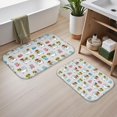thumbnail image 2 of Highland Cow and Bathtub Print Bath Mat Set Of 2,Non-Slip Rug for Bathroom,Kitchen,Bedroom,Entrance, 30x17 and 23.5x15.7 Inches, 2 of 5