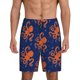 thumbnail image 1 of Balery Octopus Pantalones cortos de pijama de punto de algodón para hombre con cinturilla y bolsillos-3X-Large, 1 of 6